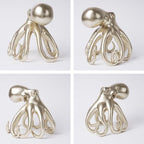 Octopus Statue Abstract Sculpture Decor Modern Gift Table Centerpiece Figurine for Home Office Living Room Polyresin 8.7 Inch
