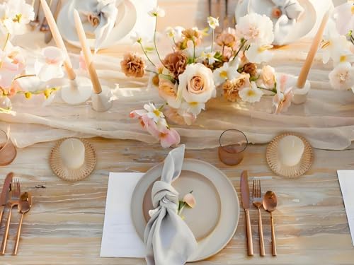 3.8 Inch Amber Glass Pillar Candle Holder Plates Set of 4 Coaster Holder Round Candle Stand for Table Centerpieces, Wedding,Party,and Home Decor - color: Amber