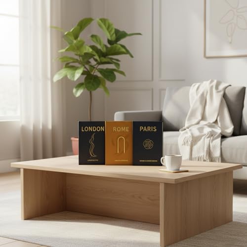 Decorative Coffee Table Books Set of 3 – Faux Books for Home Decor, Bookshelf Styling, Entry Table Decor (Paris, Rome, London) – THORZA