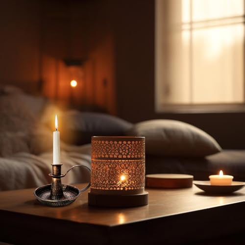 Gold Brass Vintage Candlestick Holders, with Handle, Taper Candle Holder for Candlesticks, for Fireplace Party, Dining, Home, Wedding Decor,Fits 3/4 inch Thick Candle&Led Candles（Set of 2pcs） - color: Gold, size: 1 set (2 pcs)