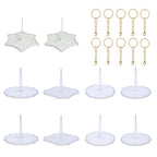 20Pcs Crochet Doll Stands Sets with 10 Crochet Keychains & 5 Styles of Emotional Support Crochet Base for Emotional Support Pickle,Amigurumi,Mini Positive Crochet Animal and small Crochet Dolls - color: 20Pcs Sets