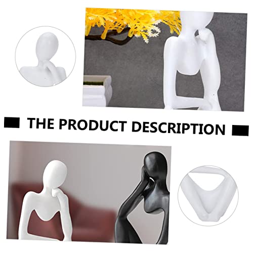 Zerodeko Abstract Thinker Sculpture Art Ornament for Home Decor Figure for Living Room Bedroom and Office Decoration
