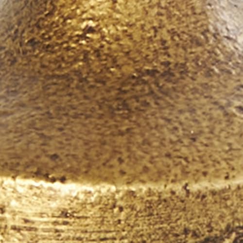Deco 79 Metal Abstract Decorative Candle Holder Mushroom Inspired Candle Stand, Set of 2 Candlestick Holder 10", 7" H, Gold