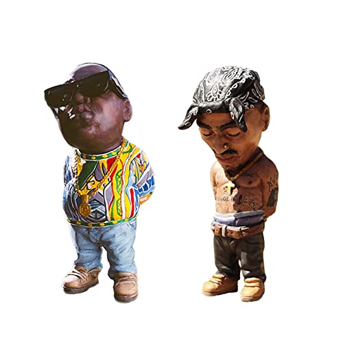 Legend-Commemorative Resin Ornaments, Peculiar and Interesting Rap Music Star Resin Sculptures, Commemorative Resin Ornaments, Best Gift for Friends, Black - color: Biggie+(black)