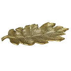 BBH Home's Handmade Gold Novelty Shaped Aluminium Tray 8.26 x 4.13 x 0.9 AMBBVK053AB2020 - color: Gold