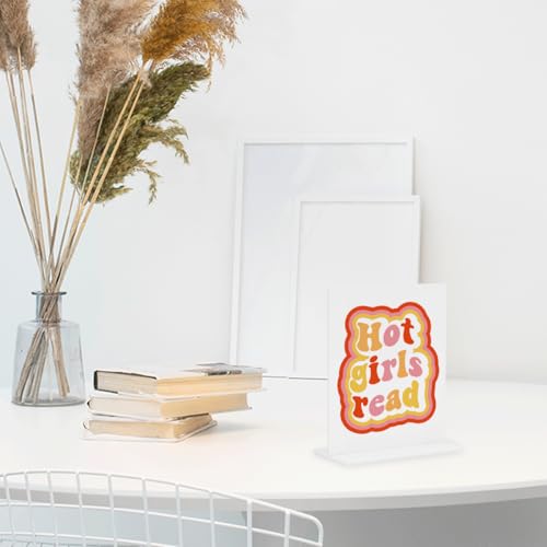 Funny Office Home Decor - Trendy Acrylic Desk Accessory for Office, Lounge or Bedroom, Playful Decorative Element, Durable & Chic, 4 × 4.7 Inches