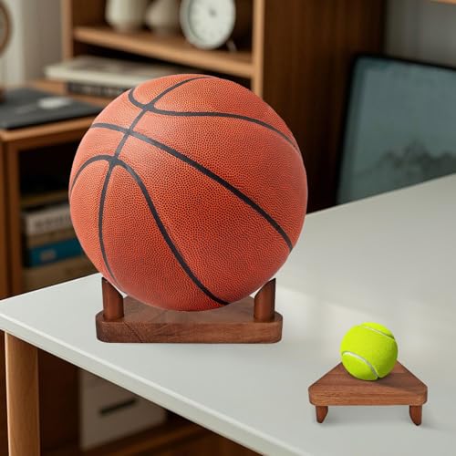 Ball Racks, Soccer Racks, Basketball , Volleyball Souvenir Display , made of walnut wood