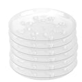 6 Pack Clear PET Plant Drip Tray Plastic Heavy Duty Plant Saucer Drip Trays for pots,Plate Water Catcher, Plant Drainage Tray (14") - size: 14 inch