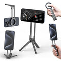 ULANZI MA30 Magnetic Phone Tripod Stand for iPhone-Aluminium Maglock Smartphone Mini Tripod Pocket Cell Phone Stand Strong Magnet Quick Mount Compatible with iPhone 17 16 15 14 13 12 Series, Dark Gray - color: Dark Gray