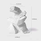 Statues for Home Decor, Tai Chi White Sculptures Home Decor Sumo Resin Figurine Abstract Art Unique for Living Room Office Shelf Side Table Entryway Decorations Eclectic Gamer Dancer Men Gifts