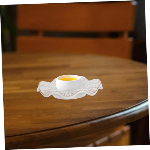 Ciieeo Ceramic Candle Holder for Taper Candles Modern Minimalist Design Small Decorative Stand for Dining Table Living Room and for Festivals and Romantic Ambiance