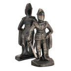 Design Toscano SP14917 Medieval Knight Iron Bookends, bronze - style: Medieval Knight