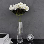 kitCom Series Crystal Vase, Flower Vase, Suitable for Home Decor, Wedding or Gift - 8.3 Inch Luxury Crystal Flower Vase - size: 8.3×2×2 inches