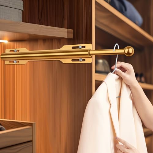 12" Valet Rod for Closet Pull Out (1 Pack, Orange) - color: Orange, size: 1 Pack