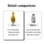 3D Puzzle Vase Unique Flower Vase for Adults Made by 160 Curved Plastic Puzzle, Relax Puzzles for Adults, DIY Jigsaw Creative Gift for Parents & Housewarming - color: Sunflower