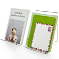 Acrylic Book Stand, Book Display Holder 6 x 9, Clear Acrylic Display Easel Transparent Display Stand Holder Tablet Holder for Album, CD, Magazine, Picture, Plate, Artworks, Phone, (2-Pack) - size: 2-Pack (6" x 9")