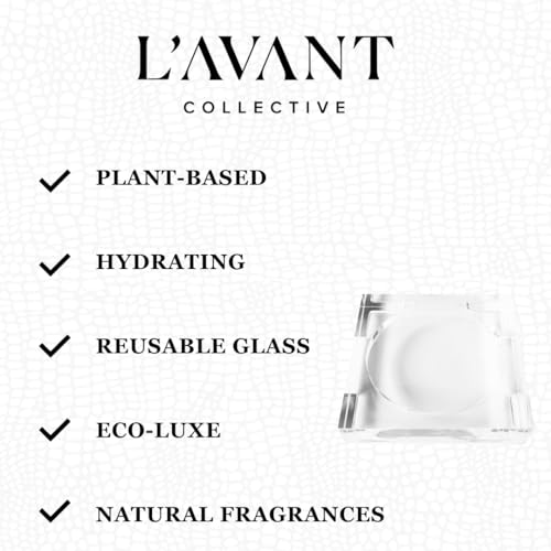 L'AVANT Collective Decorative Lucite Tray Small | Clear Acrylic Soap Tray for Bathroom Vanity & Kitchen Sink, Minimalist Display Organizer | Holds 1 Bottle | 4 x 4 x 1 in - size: Small (Lucite) - 4.2 x 4.2 x 1 inches