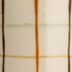 Creative Co-Op 32 Oz. Stoneware Pitcher with Checkered Pattern, Multicolor - style: Pitcher