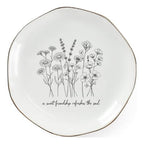 A Sweet Friendship Refreshes The Soul Ring Dish – Ceramic Jewelry Tray for Birthday, Bridesmaid, BFF, Inspirational Trinket Holder - color: A Sweet Friendship Refreshes The Soul-02