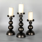 Candle Holders – Set of 3 Candlestick Holders, Luxury Wedding Gift & Modern Table Display