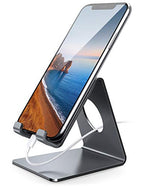 Lamicall Cell Phone Stand, Phone Dock : Cradle, Holder, Stand, Compatible with Phone 12 Mini 11 Pro Xs Xs Max Xr X 8 7 6 6s Plus 5 5s 5c All Android Smartphone Charging, Accessories Desk - Gray - color: grey