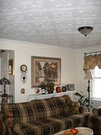 Antique Ceilings Anet White Decorative Styrofoam Ceiling Tiles for Glue-up Application