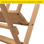MEEDEN Folding Art Print Rack - Beechwood Art Storage Rack - Artist Storage and Display Rack for Canvas Art Prints Panels Posters Art Gallery Shows - size: Small