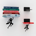 Artori Design Floating Bookshelf for Kids, Invisible Metal Book Shelf, Wall Decore Book Lovers Bookshelf (Wondershelf) - size: Wondershelf