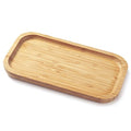 Bamboo Vanity Tray, Bathroom Counter Tray, Toilet Tank Top Tray for Organizing and Decor Display, 9.8 x 5.5 x 0.8 inch - size: 9.8" x 5.5" x 0.8"