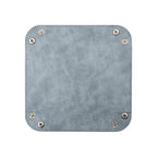 siduater Valet Tray Desktop Storage Organizer – Vegan Leather Catchall Bedside Vanity Tray Nightstand Caddy Holder for Remote Controller, Watch, Keys, Phone, Wallet, Coin, Jewelry, Stone Blue - color: Stone Blue
