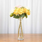 WGVI Quality Thick Weighted Tall Clear Cylinder Glass Vases, 4" W x 14" H, Flower Arrangement Floating Candle Holders Wedding Centerpieces Floral Bouquet Container Home Accent Decor, 1 Piece - size: 4"x14"H