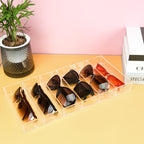 Sunglass Organizer Case, Glasses Holder Storage for Multiple, Acrylic Sunglasses Drawer Tray, 1 Pack