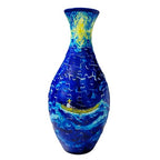 2026 Upgraded 3D Puzzle Vase Unique Flower Vase for Adults Made by 160 Curved Plastic Puzzle, Relax Puzzles for Adults, DIY Jigsaw Creative Gift for Parents - color: Boat