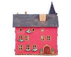 Handmade Ceramic Art Tealight Candle Holder Room Decoration Handcrafted Collectible Miniature Light House Alsatien Museum in Haguenau, France C384