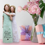 Gifts for Mom, Birthday Gifts for Mom from Daughter, Sculpted Hand-Painted Figurine (Green) - color: Green