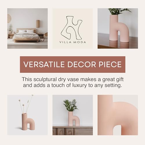 Lila Abstract Sculptural Decorative Modern Vase, Pink