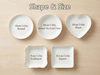 NAZENTI Custom Photo Jewelry Dish Personalized Ceramic Trinket Tray Mothers Day Wedding Keepsake Engagement Anniversary Birthday Present For Her Daughter Son To Mom Wife Grandma Ring Holder Bowl - color: Design 02