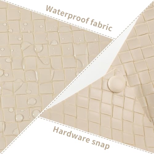 KINIVA 2 Pack PU Leather Jewelry Valet Tray for Men Women,Small Key Bowl for Entryway Table,Portable Travel Catchall Dice Tray (Bowl-White-2pcs) - style: Bowl-White-2pcs