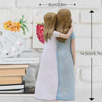 Birthday Gifts for Mom, Valentines Day Gifts for Mom, Mother of The Bride Gift, Sculpted Hand-Painted Figurine - color: Blue