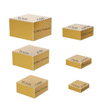 Metal Buffet Risers,6PCS Food Risers for Buffet Table 5in to 10in Display Stand for Catering Dessert Gold(Mustard Yellow) Cube Boxes Nesting Risers with Hollow Bottoms - color: Gold-6P