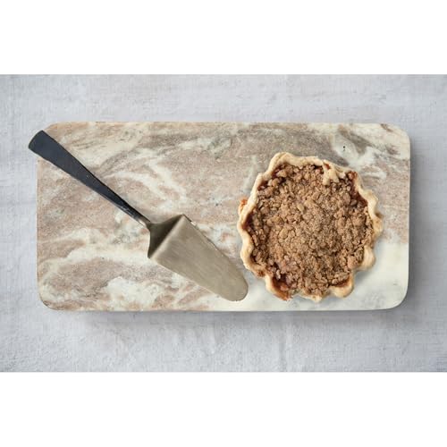 Bloomingville Marble Food Serving Tray, Beige and White - color: Beige/White