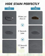 AMOAMI Dish Drying Mat for Kitchen Counter-Coffee Mat Bar Accessories, Hide Stain, Rubber Backed, Absorbent, Fit Under Coffee Maker, Espresso Machine, Pot, Dish Rack, 12"x19", Dark Grey - size: 12"x19"
