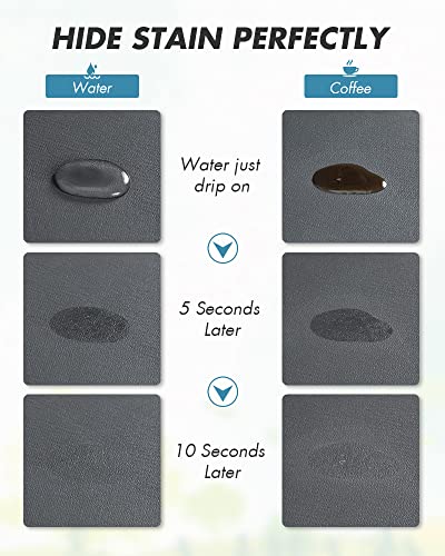 AMOAMI Coffee Mat - Hide Stain Rubber Backed Absorbent Dish Drying Mat for Kitchen Counter - Fits Under Coffee Maker or Machine - size: 16"X24"