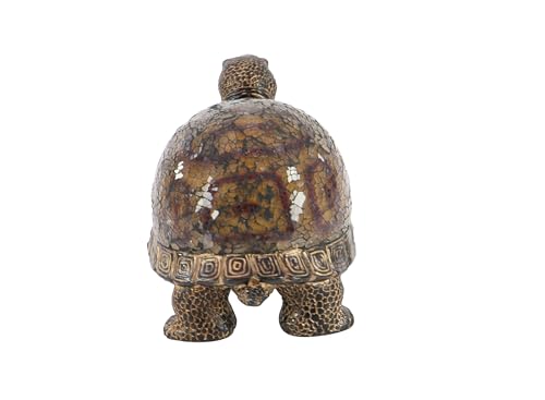 Deco 79 Polystone Turtle Decorative Sculpture Home Decor Statue, Accent Figurine 11" x 6" x 6", Brown