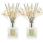 Airkeep Reed Diffuser 3.38 oz (100ml) 2pk, Clean Linen Scented Reed Diffuser Set,Reed Diffuser & Oil Diffuser Sticks, Aromatherapy, Airkeep Reed Diffuser Set Box 2-Clean Linen - size: Real Flower/3.38Ounce/2pack