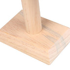 ChezMax Necklace Jewelry Display Jewelry Stand Hovering T-Bar Bracelet Holder for Home Organization - color: I-Wood