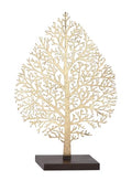 Deco 79 Metal Tree Decorative Sculpture Home Decor Statue, Accent Figurine 11" x 4" x 16", Gold