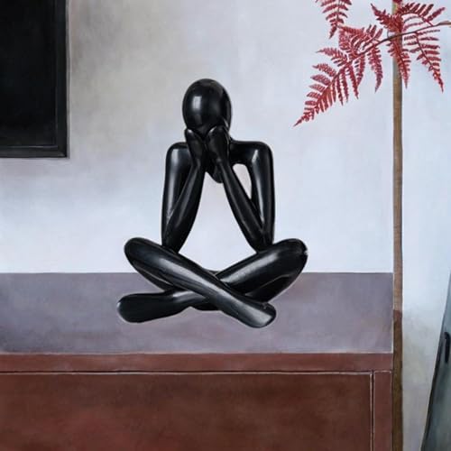 4X Unique Abstract Sculpture Figurine for Decor