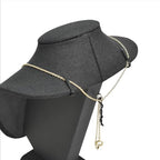 MOOCA Small Linen Covered Wood Jewelry Display Necklace Chain Jewelry Bust Display Holder Stand, Necklaces Mannequin, 7 1/4 in Height, Black Linen - color: 8) Black Linen, 1 piece