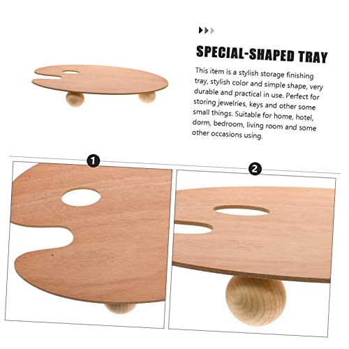 Abaodam 1set Special-Shaped Tray for Storage Unique Design for Fruits Snacks Jewelry Versatile Desktop Organizer for Home Office